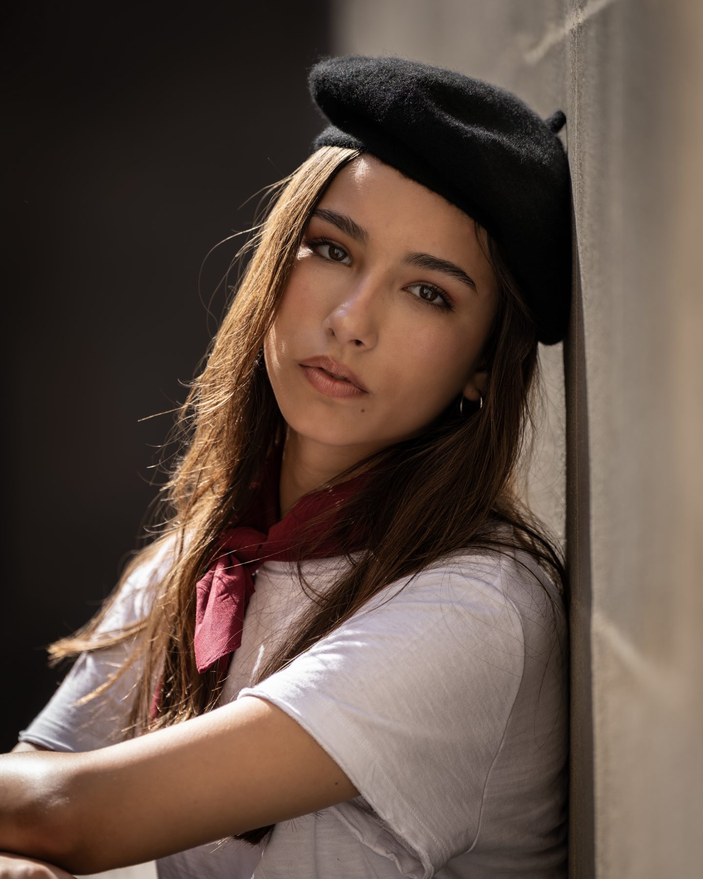 La chica de la boina